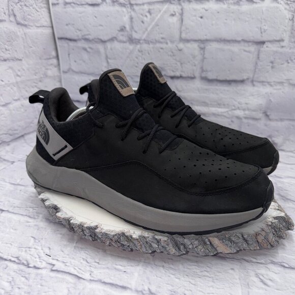North Face Mens EXTS Surge Highgate Sz 11.5 Black Leather Athletic Shoes Sneaker main image 10